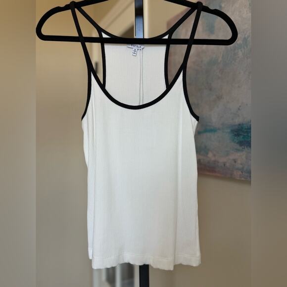 Pistola Paloma Everyday Tank in Le Blanc White and Noir Black Women’s Small - Picture 3 of 6